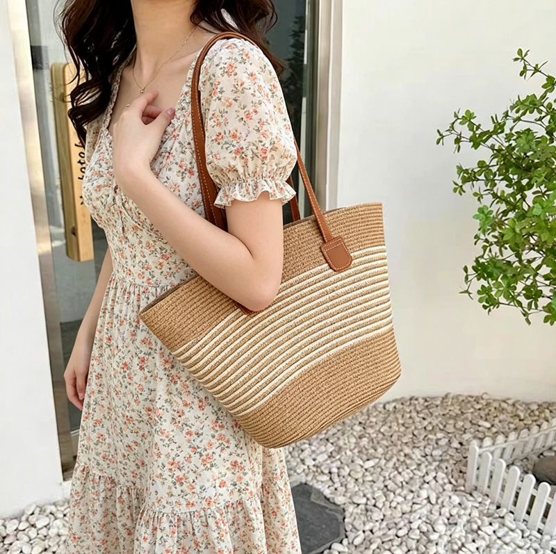 CLAREGQI Bolso de mano de paja - Tote Bag Beach reseña y precio