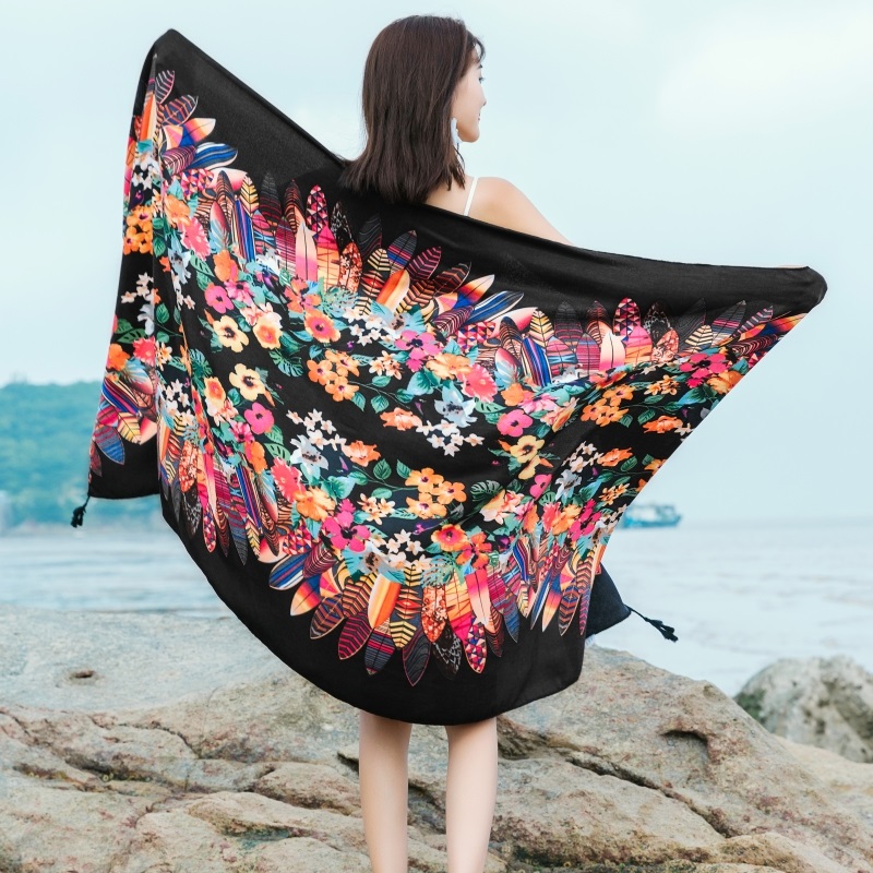 Vestido playero de lino y algo - Linen Dress Wrap reseña y precio