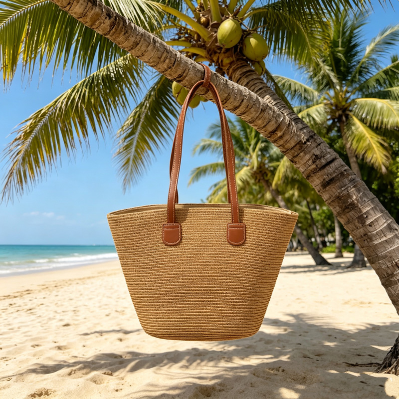 CLAREGQI Bolso Tote de Paja de - Tote Bag Beach reseña y precio