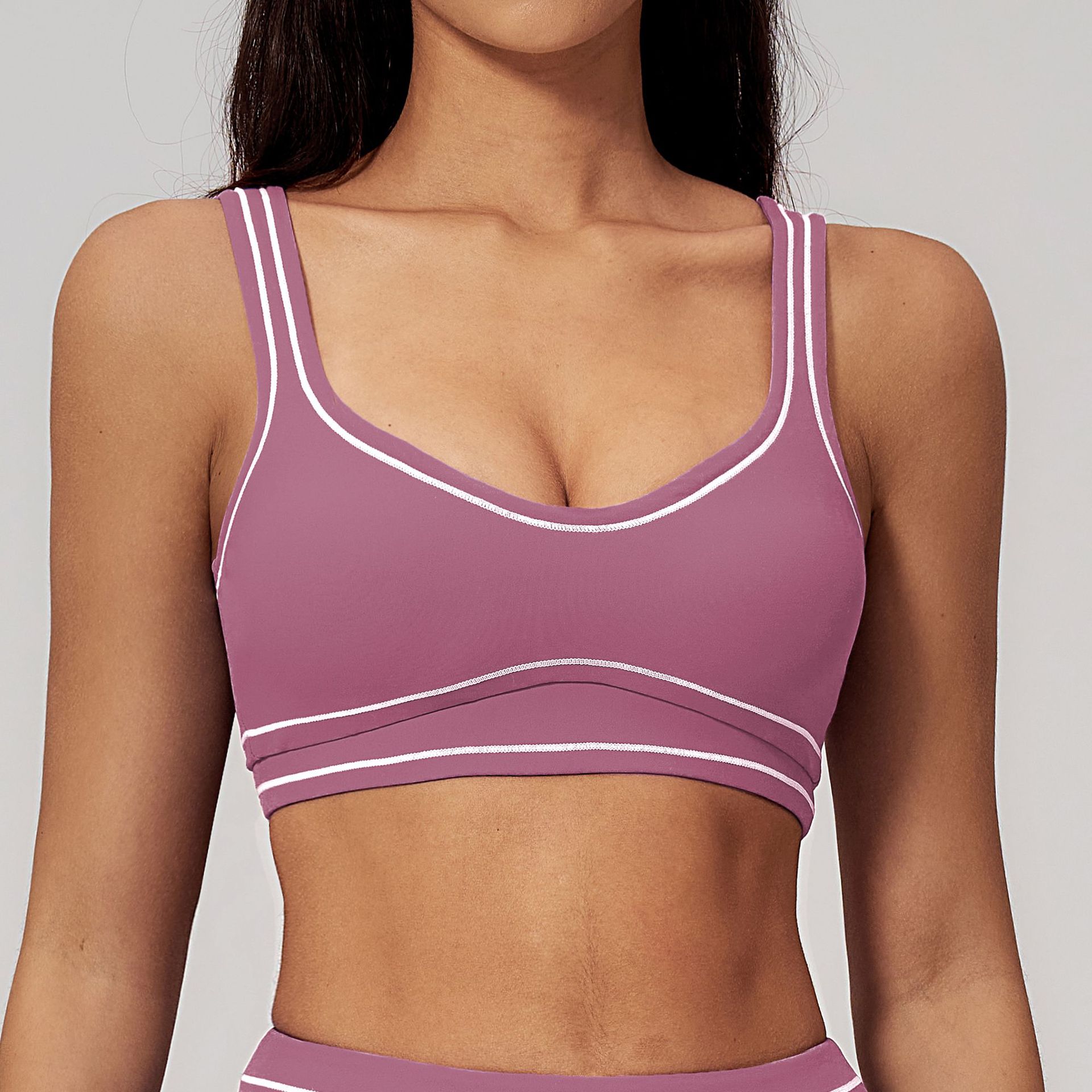 Sujetador deportivo de yoga 20 - Bralette Triangle Set reseña y precio
