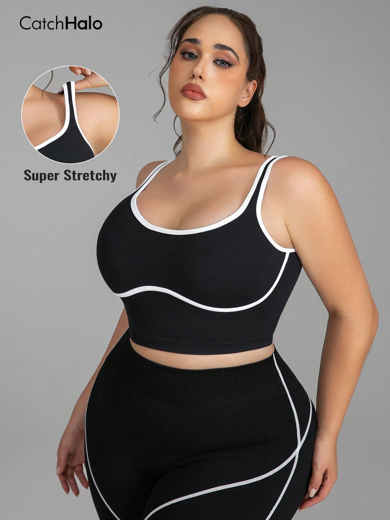Bralette sin costuras de talla - Crop Top Crochet reseña y precio