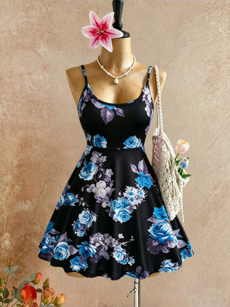 Vestido Mini de Verano 2026 Y2 - Romper Floral Print reseña y precio