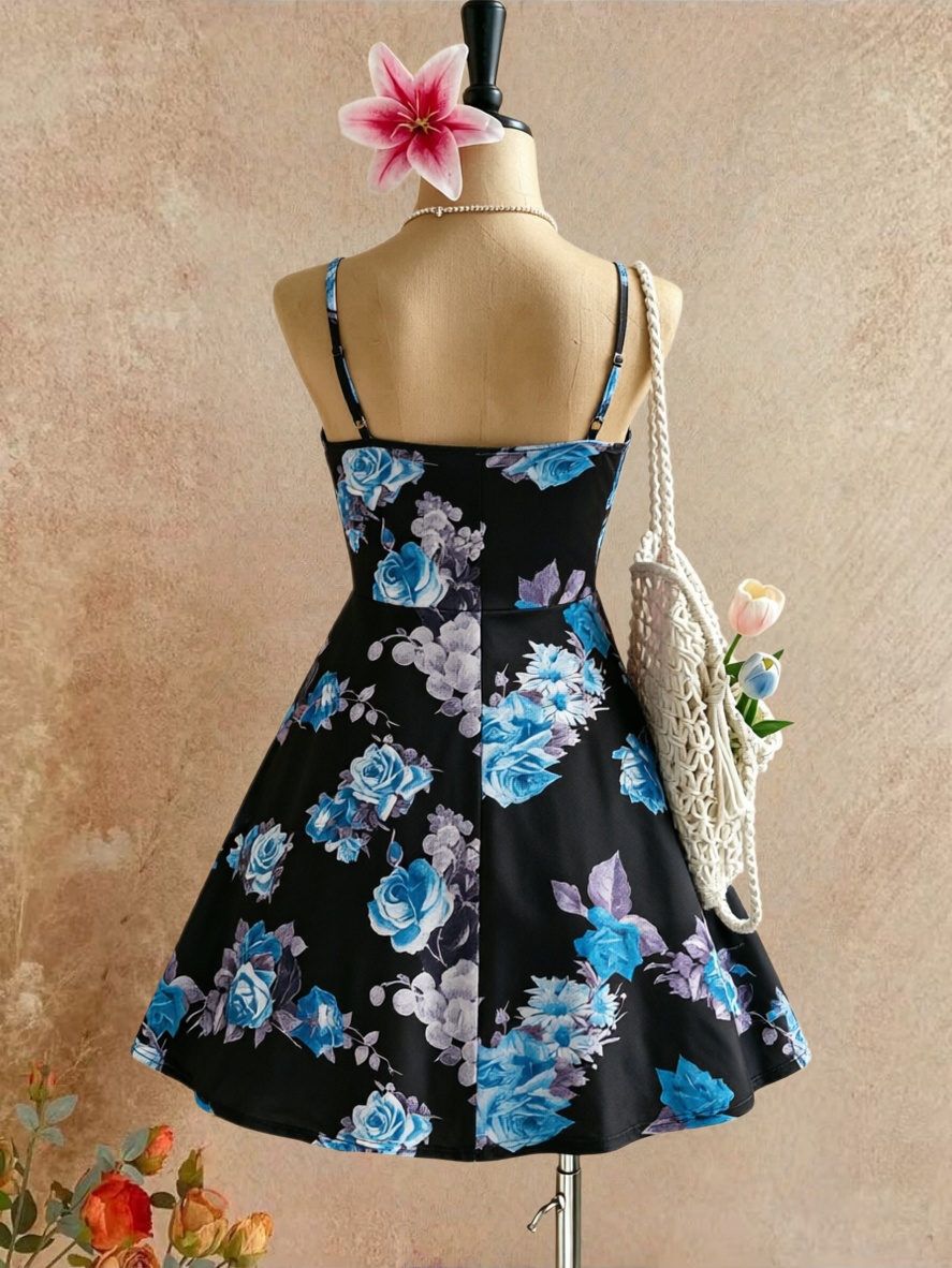 Vestido Mini de Verano 2026 Y2 - Romper Floral Print reseña y precio
