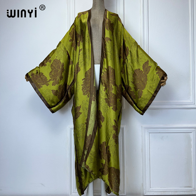 WINYI África boho estampado ki - Cover Up Kaftan reseña y precio