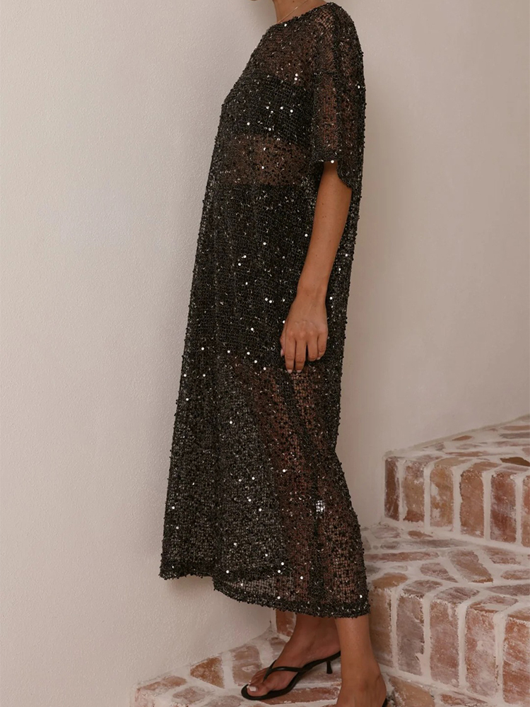Vestido largo de verano holgad - Cover Up Kaftan reseña y precio
