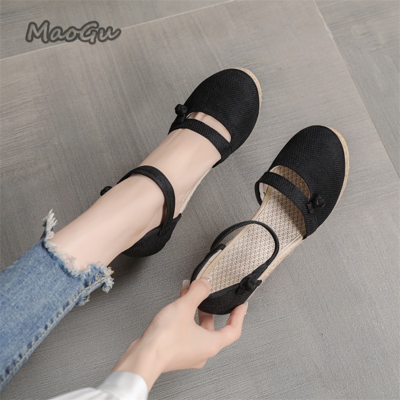 Sandalias de cuña de lino para - Wedge Espadrille Women reseña y precio