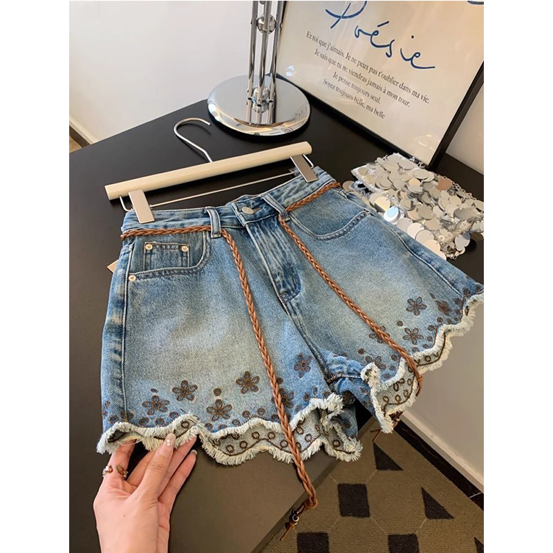 Shorts de Mezclilla Vintage Tr - Shorts Denim Frayed reseña y precio