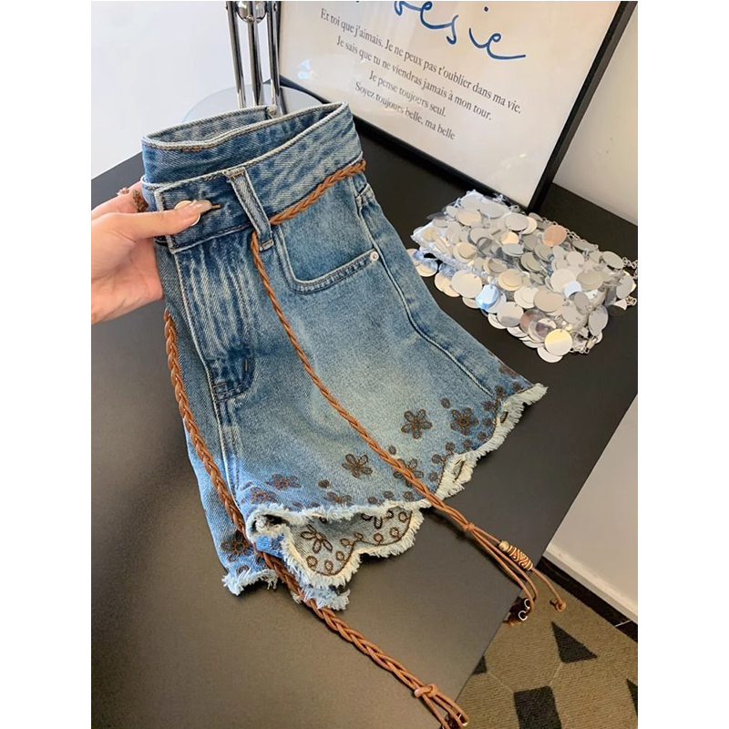 Shorts de Mezclilla Vintage Tr - Shorts Denim Frayed reseña y precio