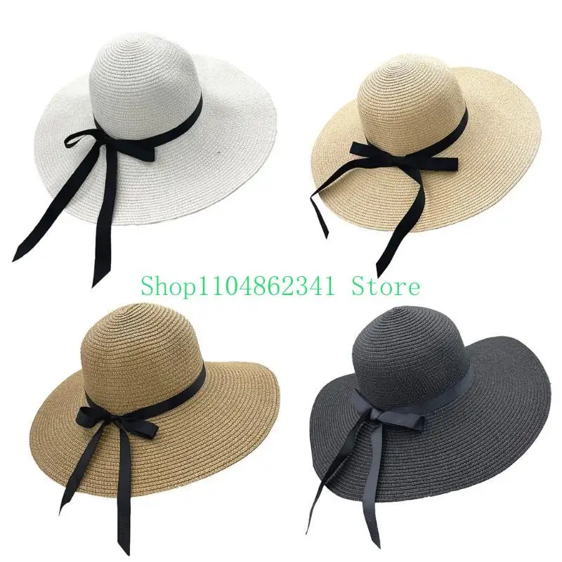 652F Elegante sombrero de paja - Hat Floppy Wide reseña y precio