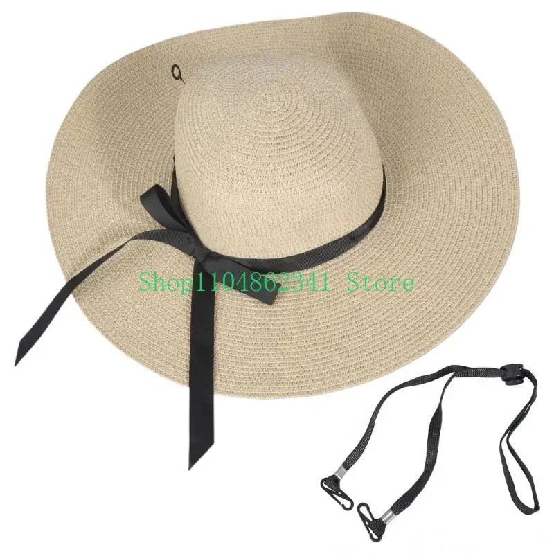 652F Elegante sombrero de paja - Hat Floppy Wide reseña y precio